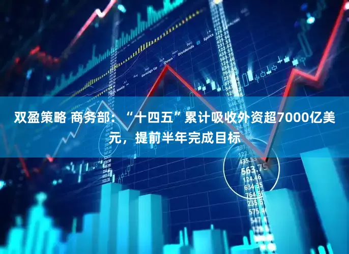 双盈策略 商务部：“十四五”累计吸收外资超7000亿美元，提前半年完成目标