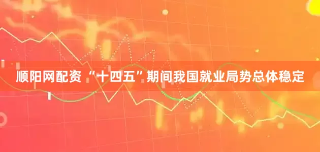 顺阳网配资 “十四五”期间我国就业局势总体稳定
